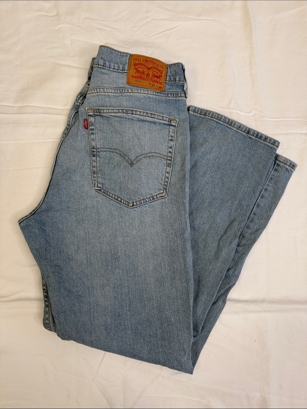 Levi's Men's Light Wash Straight Jeans